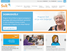 Tablet Screenshot of program-svit.si